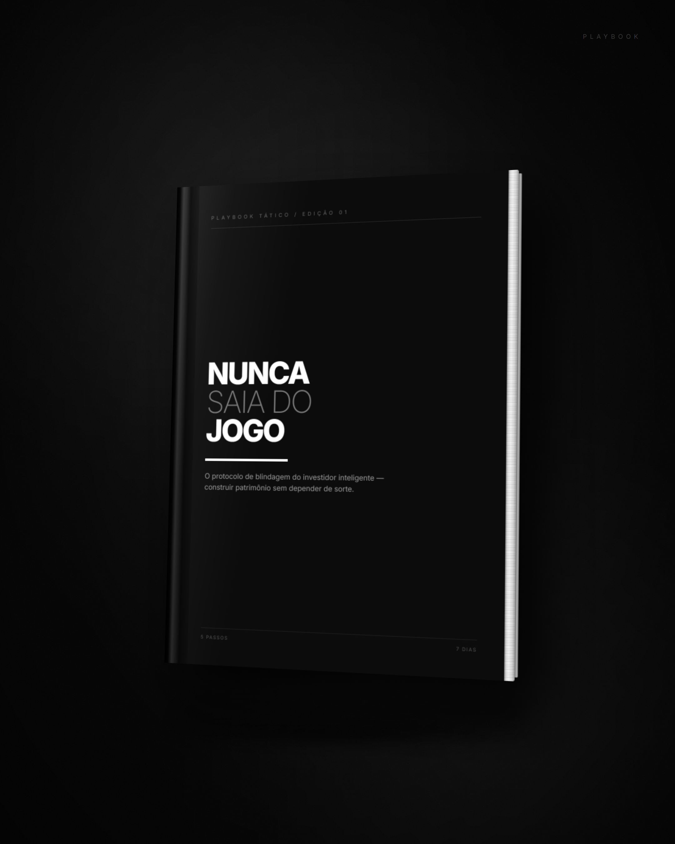 Playbook Nunca Saia do Jogo — capa